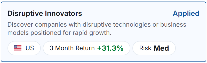 Disruptive Innovators