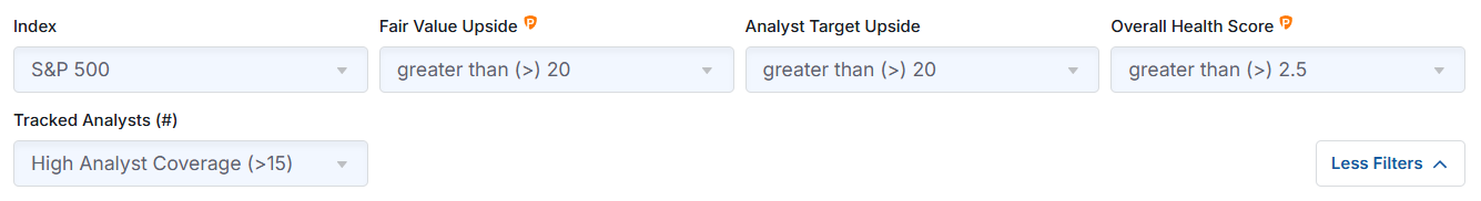 Investing.com screener