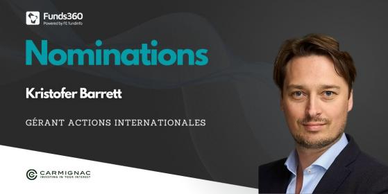 Kristofer Barrett rejoint Carmignac afin de diriger la stratégie d’investissement internationale
