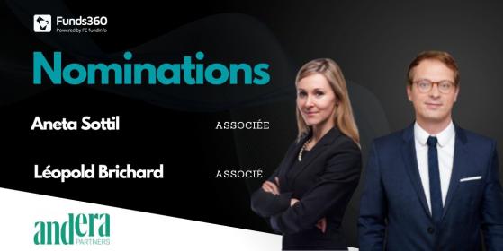 Andera Partners annonce la promotion de deux nouveaux associés