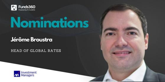 Nomination de Jérôme Broustra en tant que Head of Global Rates chez AXA IM